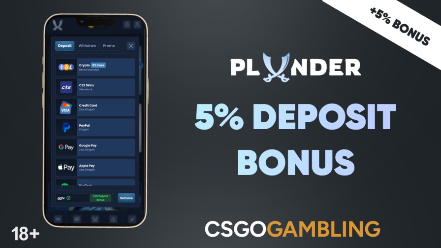 plunder deposit bonus