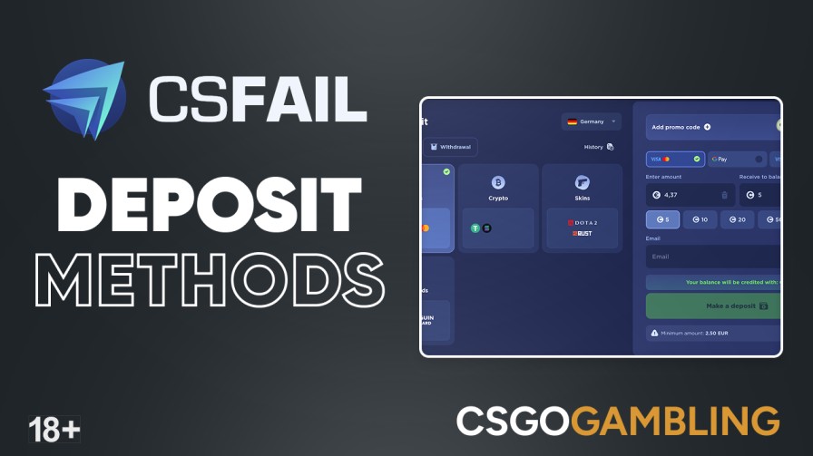 csfail deposit methods