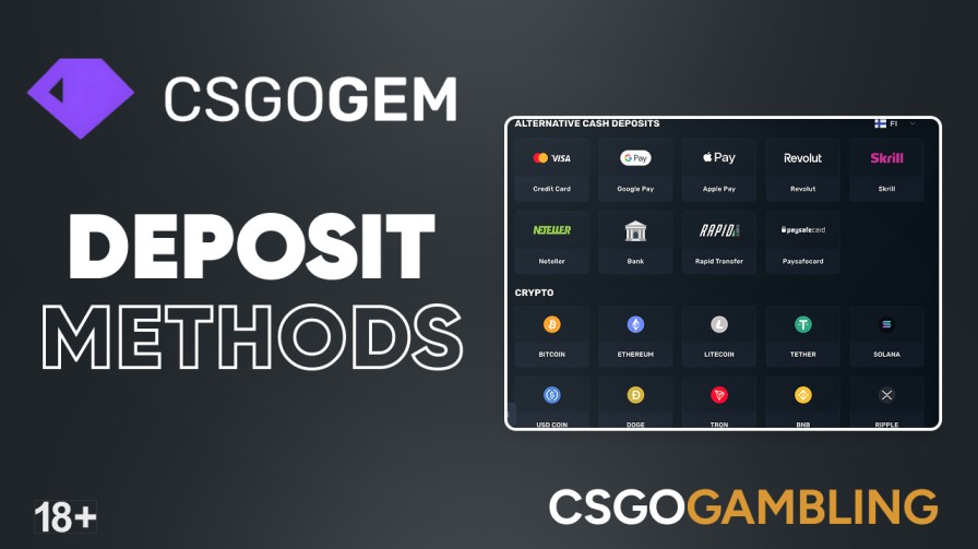 csgogem deposit methods