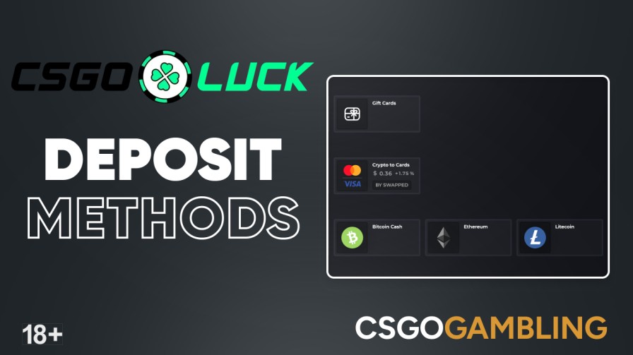 csgoluck deposit methods