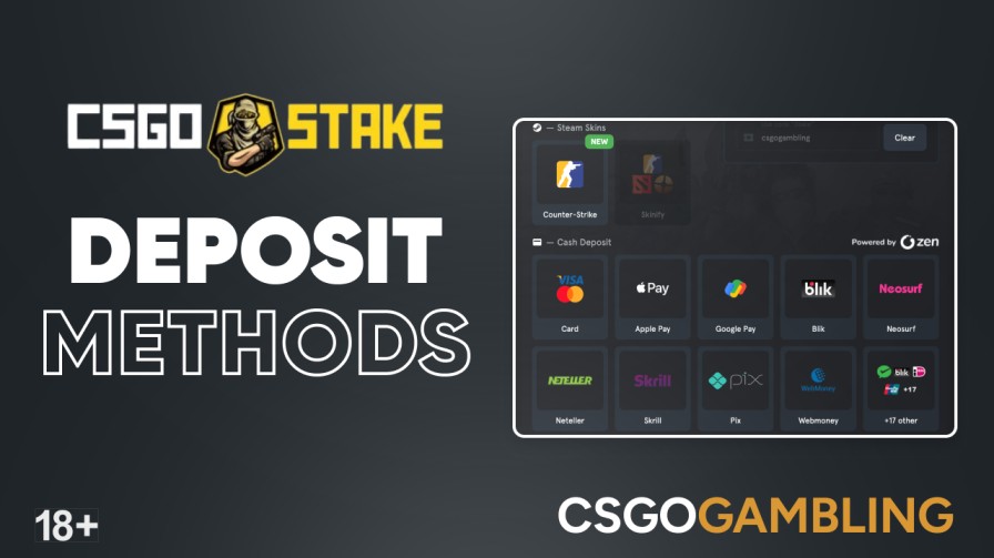 csgostake deposit methods