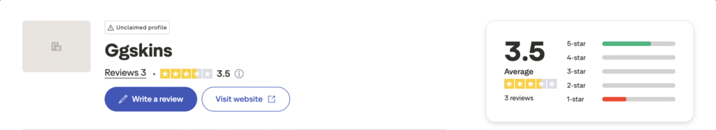ggskins trustpilot