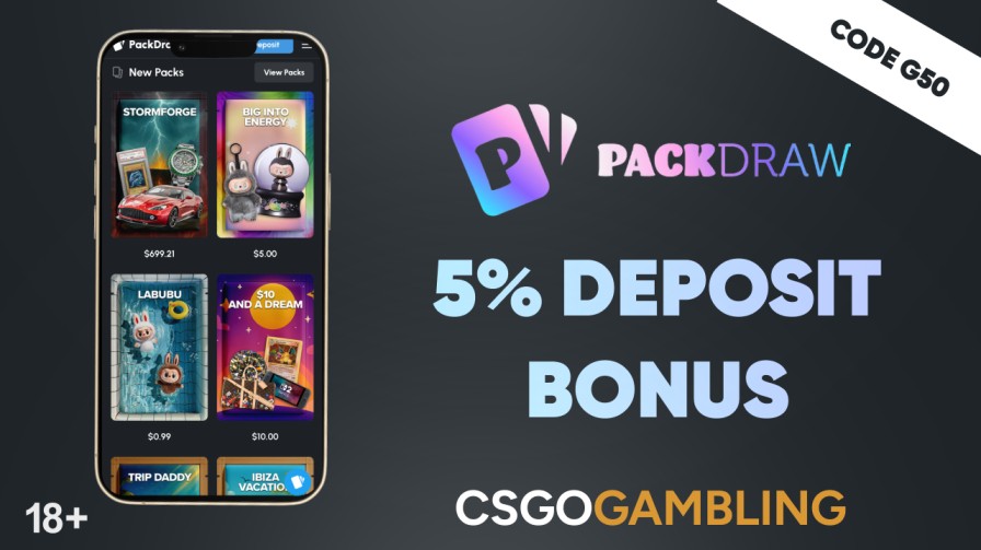 packdraw bonus offer
