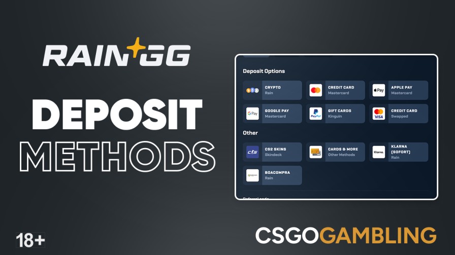 rain.gg deposit methods